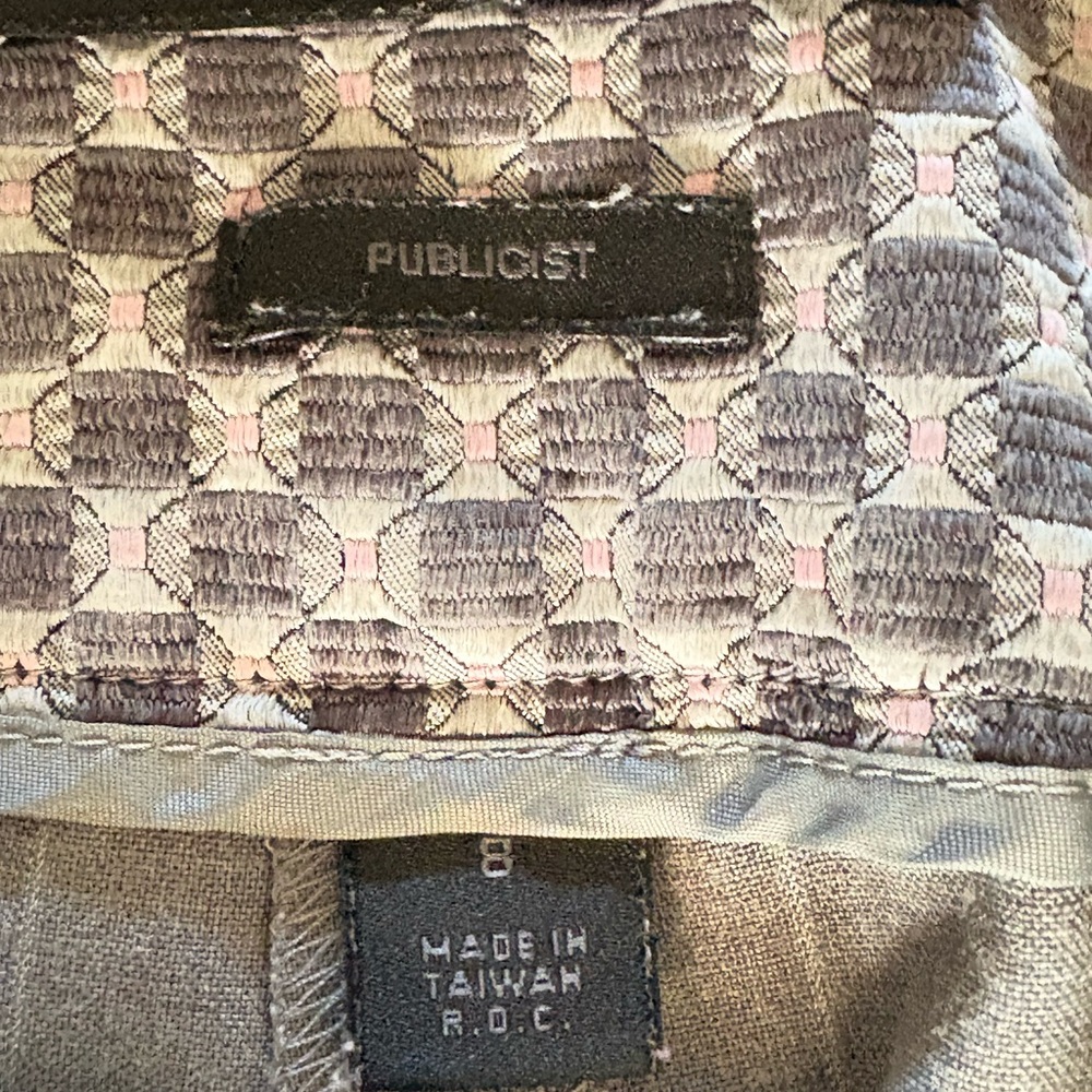 Express womens pants Gray check flare pants w/contrasting waistband#trousers🍑 - Picture 5 of 9